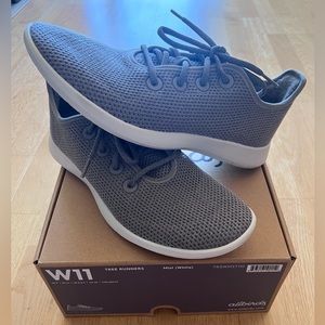 Allbirds Women’s Tree Runners Mist Grey with White Sole